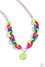 Load image into Gallery viewer, Speed SMILE Go the Extra Green SMILE Necklace with Bracelet