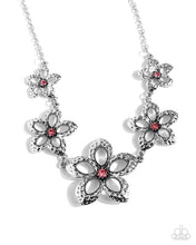 Load image into Gallery viewer, Faithful Florals - Pink Paparazzi Necklace