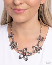 Load image into Gallery viewer, Faithful Florals - Pink Paparazzi Necklace