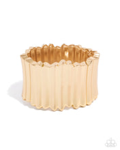 Load image into Gallery viewer, Warped Welding - Gold Paparazzi Bracelet - by A Glimpse of Elegance