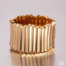 Load image into Gallery viewer, Warped Welding - Gold Paparazzi Bracelet - by A Glimpse of Elegance