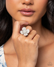 Load image into Gallery viewer, A Glimpse of Elegance- Unmatched Elegance-White Paparazzi Ring