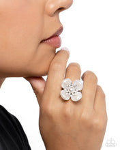 Load image into Gallery viewer, A Glimpse of Elegance- Unmatched Elegance-White Paparazzi Ring