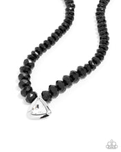 Load image into Gallery viewer, Trailblazing Triangle - Black Paparazzi Necklace