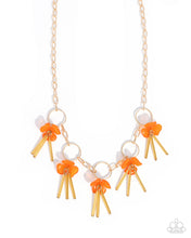 Load image into Gallery viewer, LEI of the Land - Orange Paparazzi Necklace