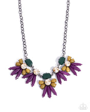 Load image into Gallery viewer, Folklore Flair - Purple Necklace