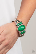 Load image into Gallery viewer, A Touch of Tiki Green Bracelet