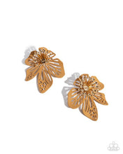 Load image into Gallery viewer, Paparazzi Earring ~ Wonderland Wallflower - Brown