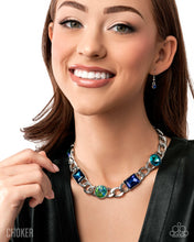 Load image into Gallery viewer, Groundbreaking Glitter - green - Paparazzi necklace