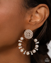 Load image into Gallery viewer, Wistfully Waltzing - gold - Paparazzi earrings