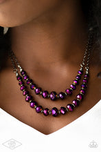 Load image into Gallery viewer, Strikingly Spellbinding Purple Paparazzi Necklace