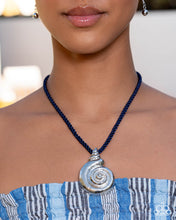 Load image into Gallery viewer, Coastal Chance Blue Necklace