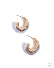 Load image into Gallery viewer, Metallic Multicolored Hoop Earrings