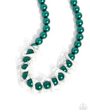Load image into Gallery viewer, Distinguished Desire Green Paparazzi Necklace