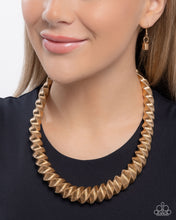 Load image into Gallery viewer, Paparazzi 💕Candescent Coils 💕Gold Necklace