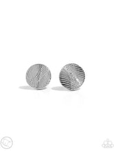 Load image into Gallery viewer, Monochromatic Modern Cuff Links Silver