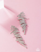 Load image into Gallery viewer, A Glimpse of Elegance-
Scattered Surety - white - Paparazzi earrings