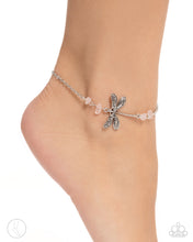 Load image into Gallery viewer, Dragonfly Dawn - pink - Paparazzi anklet
