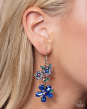 Load image into Gallery viewer, Paparazzi-Breathtaking Bloom Blue - Earrings