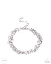 Load image into Gallery viewer, Chain Bracelet (Charms) - Silver Rhodium Plated Blank Charm Bracelet - Paparazzi