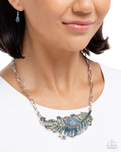 Load image into Gallery viewer, Fancy Feather Paparazzi Necklace