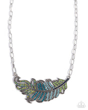Load image into Gallery viewer, Fancy Feather Paparazzi Necklace