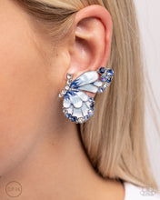 Load image into Gallery viewer, Paparazzi💙 Decadent Descent Blue 💙Clip-on Earrings - A Glimpse of Elegance