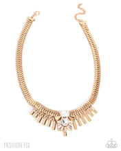Load image into Gallery viewer, Over the Top Opulence Gold Necklace
