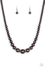 Load image into Gallery viewer, Party Pearls - Black - Paparazzi Necklace