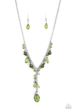Load image into Gallery viewer, Crystal Couture - Green Necklace- Paparazzi