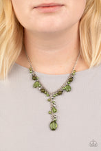Load image into Gallery viewer, Crystal Couture - Green Necklace- Paparazzi