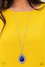 Load image into Gallery viewer, Frozen Gardens ~ Blue Paparazzi Necklace