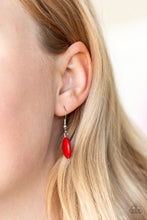 Load image into Gallery viewer, Commander In CHIEFETTE - Red - Paparazzi Necklace