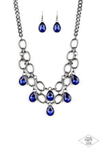 Load image into Gallery viewer, Show-Stopping Shimmer - Blue - Paparazzi Necklace
