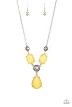 Load image into Gallery viewer, Paparazzi Accessories Heirloom Hideaway - Yellow Necklace