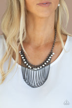 Load image into Gallery viewer, Flaunt Your Fringe - Black Necklace - Paparazzi