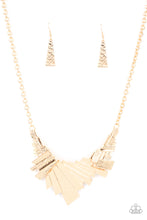 Load image into Gallery viewer, Happily Ever AFTERSHOCK - Gold - Paparazzi Necklace