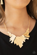 Load image into Gallery viewer, Happily Ever AFTERSHOCK - Gold - Paparazzi Necklace