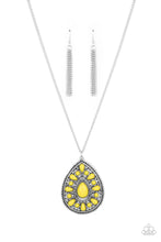 Load image into Gallery viewer, Paparazzi Retro Prairies - Yellow Necklace