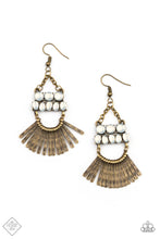 Load image into Gallery viewer, A FLARE For Fierceness - Brass💖 Earrings Fashion Fix Exclusive