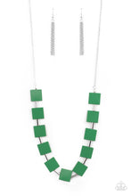 Load image into Gallery viewer, Hello, Material Girl - Green Paparazzi Necklace
