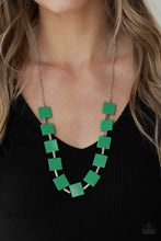 Load image into Gallery viewer, Hello, Material Girl - Green Paparazzi Necklace