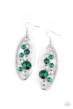 Load image into Gallery viewer, Paparazzi Accessories Rock Candy Bubbly - Green Earrings
