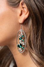 Load image into Gallery viewer, Paparazzi Accessories Rock Candy Bubbly - Green Earrings