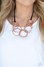 Load image into Gallery viewer, Spiraling Out of COUTURE - Copper - Paparazzi Neckl