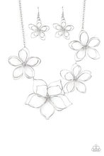Load image into Gallery viewer, Flower Garden Fashionista - Silver Paparazzi Necklace