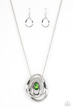 Load image into Gallery viewer, Luminous Labyrinth - Green Paparazzi Necklace