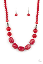 Load image into Gallery viewer, Ten Out of TENACIOUS - Red Paparazzi Necklace