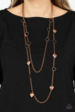 Load image into Gallery viewer, Chicly Cupid - Copper Paparazzi Necklace