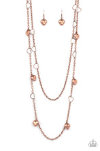 Load image into Gallery viewer, Chicly Cupid - Copper Paparazzi Necklace